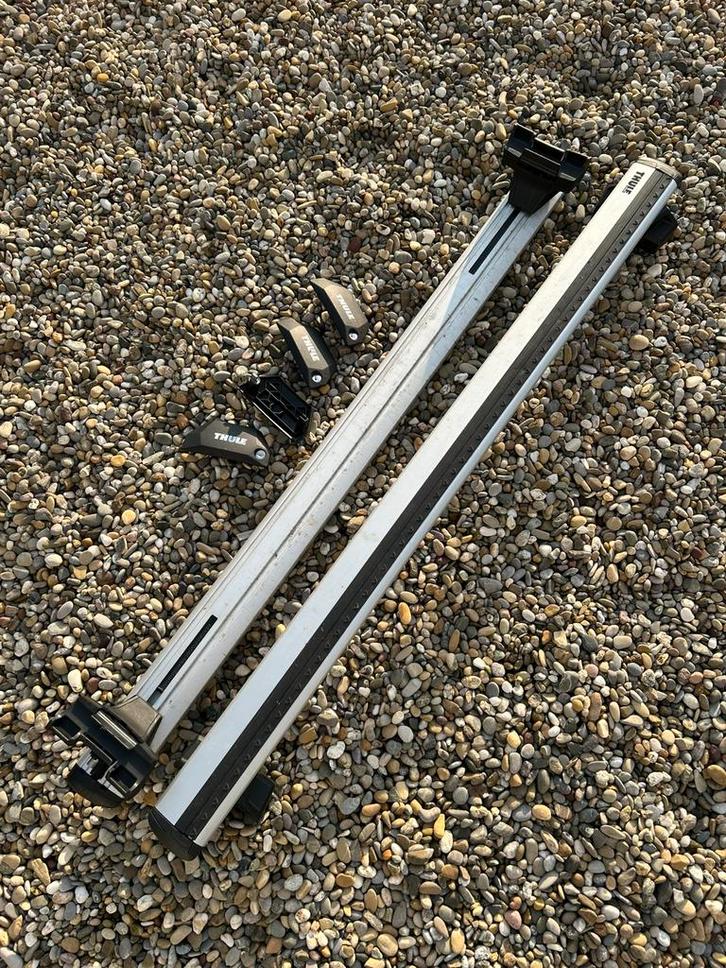 Thule wingbar evo set + bevestigingskit audi a4, Auto diversen, Dakdragers, Gebruikt, Ophalen