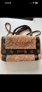 Handtas guess, Handtassen en Accessoires, Tassen | Damestassen, Ophalen of Verzenden, Zo goed als nieuw, Bruin, Handtas