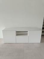 BESTA witte tv kast + dressoir, Huis en Inrichting, Kasten | Dressoirs, Ophalen, Gebruikt, 25 tot 50 cm, 150 tot 200 cm
