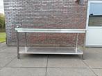 RVS werktafel 200cm met staartblikopener, Zakelijke goederen, Horeca | Overige, Ophalen
