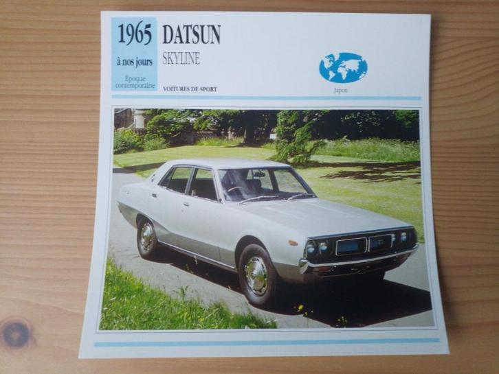 Datsun - Edito Service kaarten auto bouwperiode 1965-1991, Verzamelen, Automerken, Motoren en Formule 1, Zo goed als nieuw, Auto's