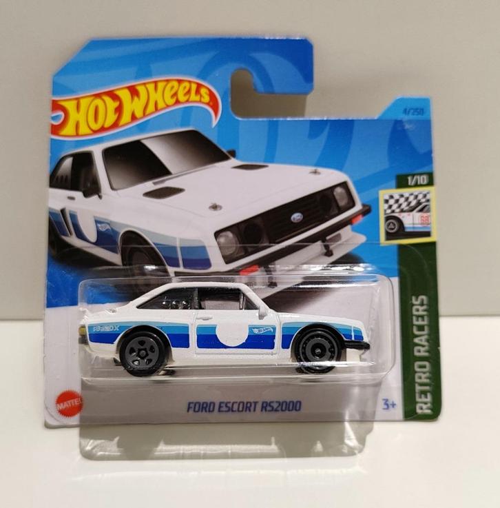 Hot Wheels Ford Escort RS2000 Wit (2023), Hobby en Vrije tijd, Modelauto's | Overige schalen, Ophalen of Verzenden
