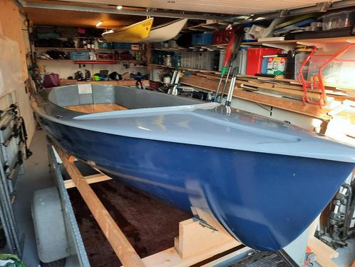 polyester boot, kajak en zeekajak, Watersport en Boten, Motorboten en Motorjachten, Gebruikt, Polyester, Tot 6 meter, Ophalen of Verzenden