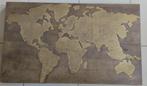 Wereldkaart - koper op hout, Ophalen