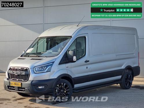 Ford Transit 165pk Automaat Limited Black Edition L3H2 Nwe m, Auto's, Bestelwagens en Lichte vracht, Bedrijf, Te koop, Achteruitrijcamera