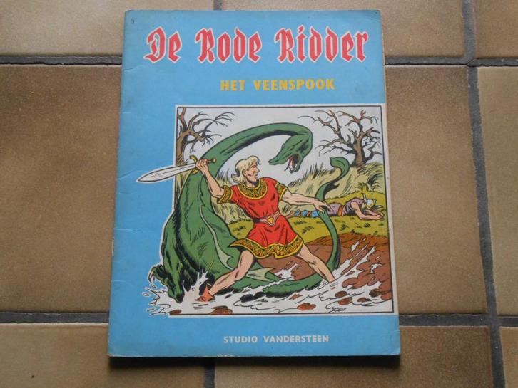 de rode ridder 3: het veenspook - 1ste dr - sc - 1960, Boeken, Stripverhalen, Gelezen, Eén stripboek, Ophalen of Verzenden