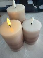 Led kaarsen, Ophalen, Zo goed als nieuw, Beige