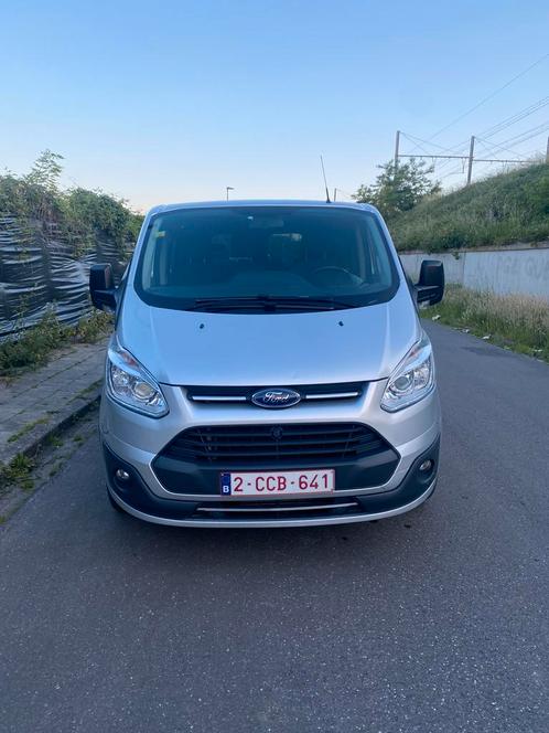 FORD TRANSIT CUSTOM 2.0D 130PK 9ZIT, Auto's, Ford, Particulier, Transit, ABS, Airbags, Airconditioning, Alarm, Bluetooth, Bochtverlichting
