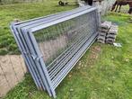 Lage Heras hekken en toebehoren, Tuin en Terras, Ophalen, Gebruikt, Aluminium, Overige typen