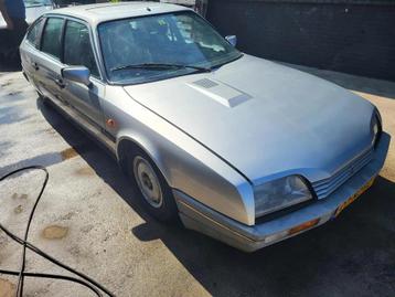 Citroen CX 25 TRD Turbo 2, Auto's, Zwart, CX, Bedrijf, Metaalkleur