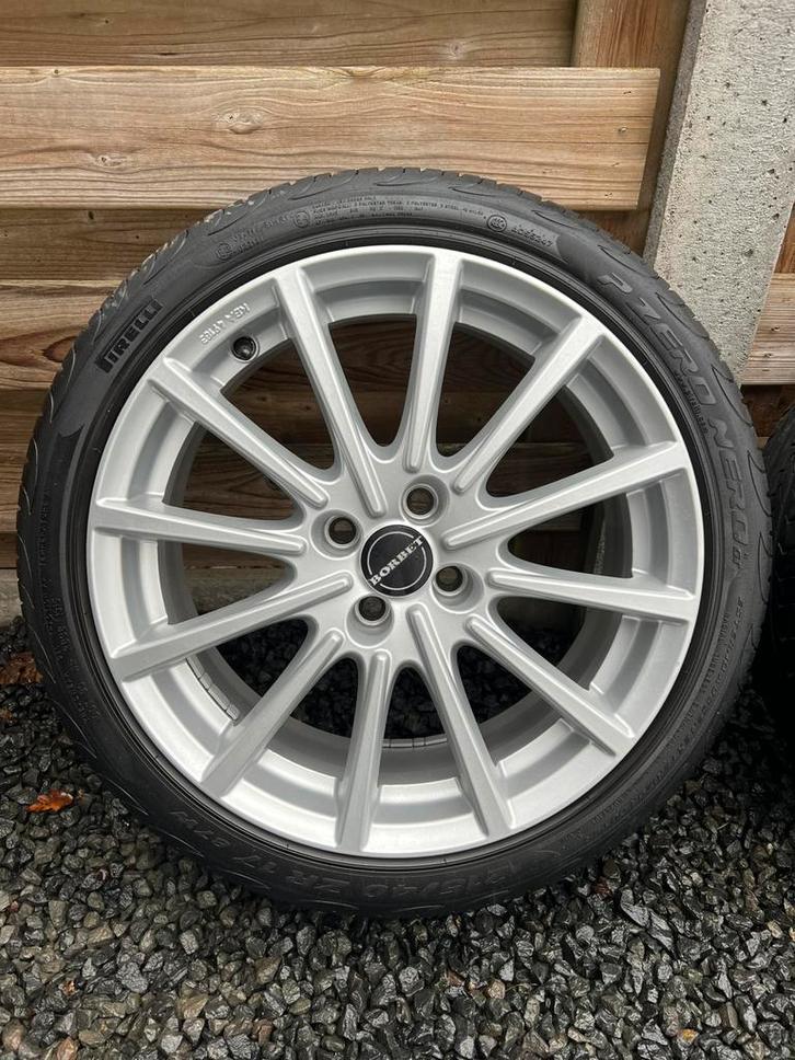 Borbet velgen met banden 215/40/17, Auto-onderdelen, Banden en Velgen, Band(en), Ophalen