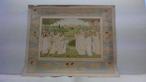 religieuze poster kaart, Verzamelen, Religie, Gebruikt, Christendom | Katholiek, Kaart of Prent, Ophalen of Verzenden