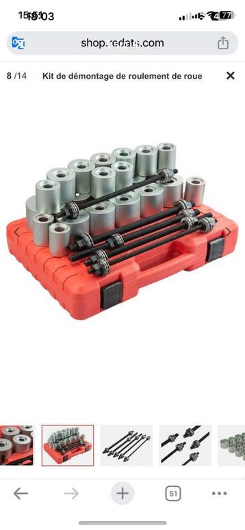Extracteur roulement silenbloc beschikbaar voor biedingen