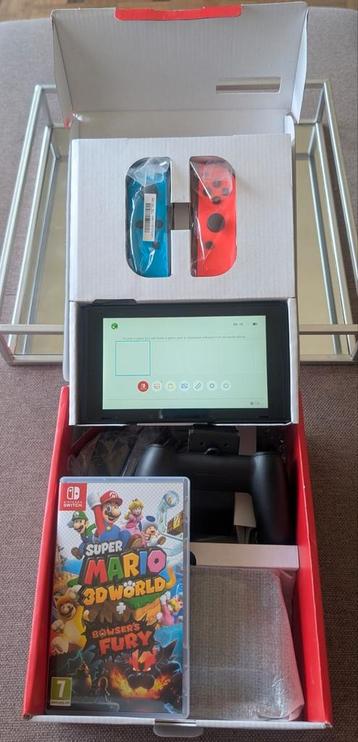 Nintendo switch V2 + 1 game  beschikbaar voor biedingen