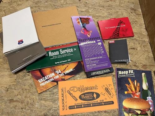 Diesel vintage kledingbrochures 1994-96, Verzamelen, Merken en Reclamevoorwerpen, Zo goed als nieuw, Overige typen, Ophalen of Verzenden