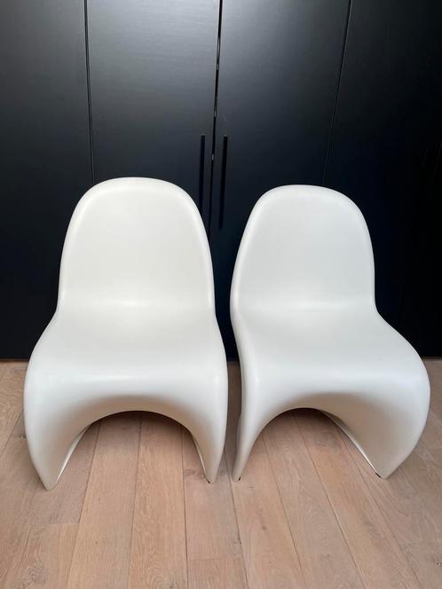 Panton chair - Vitra - Panton stoel, Huis en Inrichting, Stoelen, Zo goed als nieuw, Twee, Kunststof, Wit, Ophalen