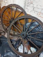 deux roues du chariot original très enceinnes en très bonne, Ophalen, Gebruikt