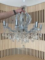 Kroonluchter Crystal Lifestyle Home Collection 8 lamp silver, Huis en Inrichting, Ophalen, Zo goed als nieuw, Glas