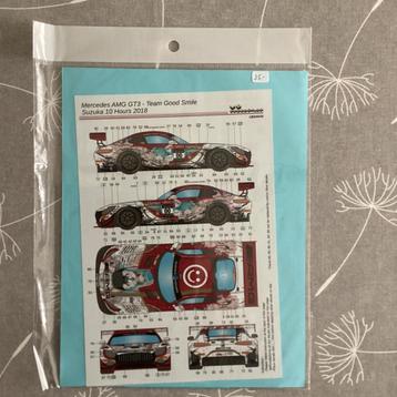 LB Production Mercedes AMG GT3 GoodSmile 2018 Suzuka decals beschikbaar voor biedingen