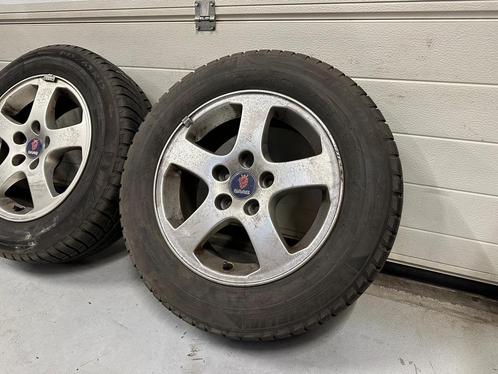 15inch Originele Saab Vector Velgen! A merk banden! 5x110, Autos : Pièces & Accessoires, Pneus & Jantes, Pneus et Jantes, Pneus hiver