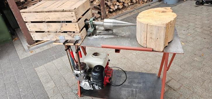 Houtkliever houtklover  kliefmachine, Doe-het-zelf en Bouw, Hout en Planken, Gebruikt, Ophalen