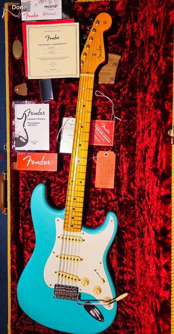 Fender Stratocaster American vintage 57 sea foam green