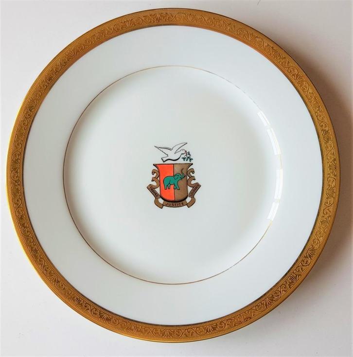 Vintage prestigieus bord - Raynaud & Cie Limoges, Antiek en Kunst, Antiek | Porselein, Ophalen of Verzenden