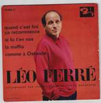 Léo Ferré - Als het voorbij is, begint het opnieuw - EP, Gebruikt, 7 inch, Ophalen of Verzenden, Pop
