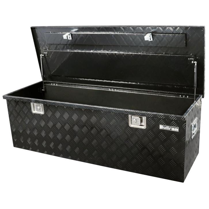 Opbergkist traanplaat extra groot zwart gecoat, Autos : Divers, Autos divers Autre, Envoi