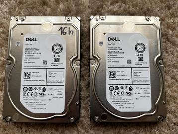 2x Disques durs SATA HDD 4TB 7200RPM beschikbaar voor biedingen