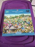 puzzel 1000 stuks the secret garden gibson, Ophalen of Verzenden, 500 t/m 1500 stukjes, Zo goed als nieuw, Legpuzzel