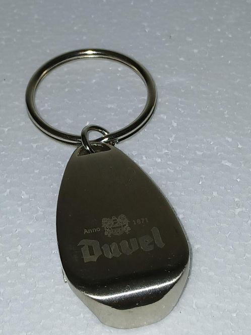 Oude sleutelhanger - DUVEL flesopener in perfecte staat, Verzamelen, Biermerken, Zo goed als nieuw, Flesopener, Duvel, Ophalen of Verzenden