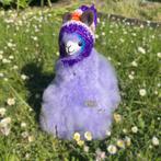 Paarse pluche alpaca (17 cm), Envoi, Comme neuf, Cheval