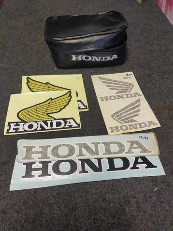 Honda TOOLBAG XL 500, 250, 600 + divers autocollants