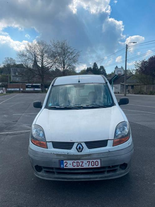 Renault Kangoo 2004 wit 214000km, Auto's, Renault, Particulier, Kangoo, Airbags, Airconditioning, Schuifdeur, Traction-control