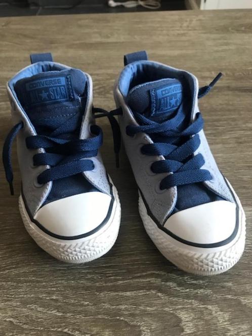Mevrouw as modder ② Converse - All Star - hoge sneakers - blauw -jongen maat 29 — Vêtements  enfant | Chaussures & Chaussettes — 2ememain