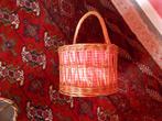 RIETEN  PICKNICK DRAAG MAND HOOG, Huis en Inrichting, Ophalen, Mand