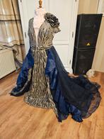 Showkleed/zangeres _ podium, Kleding | Dames, Gelegenheidskleding, Ophalen of Verzenden, Gedragen, Maat 46/48 (XL) of groter, Blauw