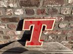 Letter T reclame, Ophalen, Zo goed als nieuw, Reclamebord