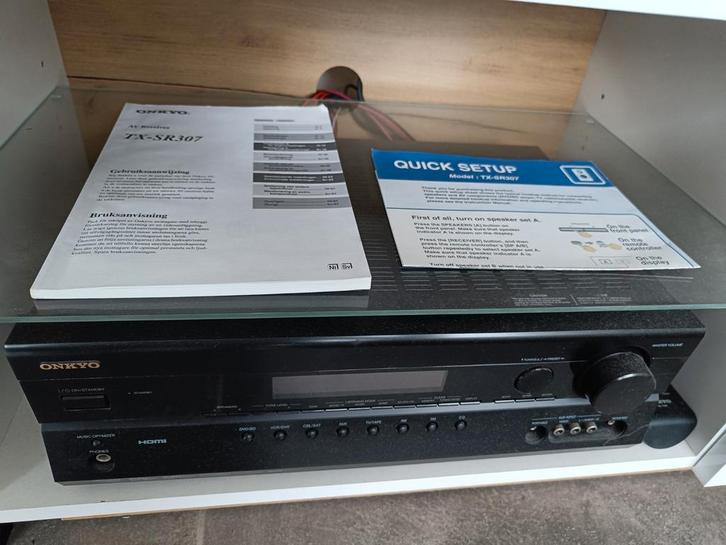 Onkyo TX-SR307 met Jamo a-405 speakers, Audio, Tv en Foto, Versterkers en Ontvangers, Gebruikt, Onkyo, Ophalen