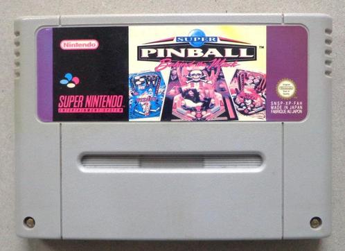 Super Pinball Behind the Mask voor de Super Nintendo, Games en Spelcomputers, Games | Nintendo Super NES, Gebruikt, Ophalen of Verzenden
