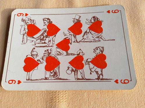 "Comic Carte": Oud kaartspel. 52 jaarten + 2 jokers., Verzamelen, Speelkaarten, Jokers en Kwartetten, Zo goed als nieuw, Speelkaart(en)