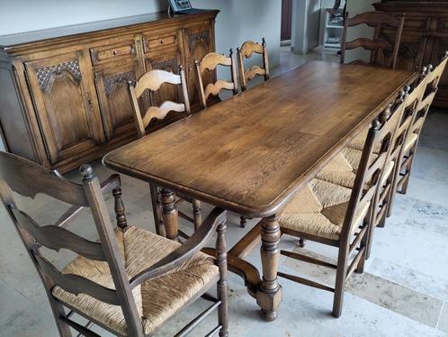 eetkamer EBENO, Huis en Inrichting, Complete eetkamers, Zo goed als nieuw, 6 tot 8 stoelen, Ophalen
