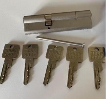 Wink Haus veiligheidscilinder 40/70, Enlèvement ou Envoi, Comme neuf, Inox, Clé