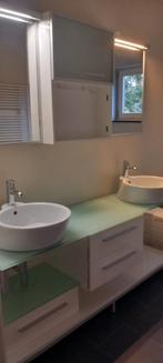 Badkamermeubel - douchedeur - lavabo's, Huis en Inrichting, Badkamer | Badkamermeubels, Ophalen, Gebruikt, Wastafelkast