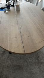 Mooie ovale eettafel moet dringend weg, Huis en Inrichting, Tafels | Eettafels, Ophalen, MODERN, 100 tot 150 cm, Eikenhout