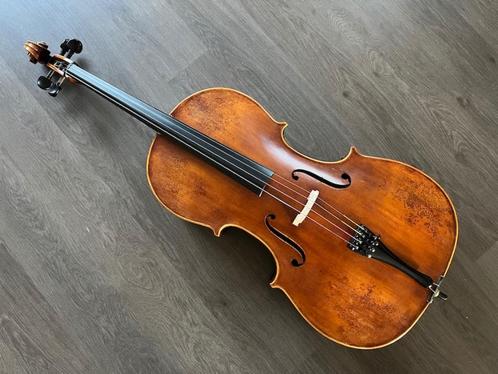 Cello (VERHUUR) alle maten met tas en boog, Muziek en Instrumenten, Strijkinstrumenten | Cello's, Zo goed als nieuw, 4/4-cello