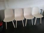 4 stoelen ODGER Ikea, Huis en Inrichting, Ophalen, Gebruikt, Wit