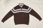 Tommy Hilfiger 1/4 Zip Sweater bruin L, Kleding | Heren, Maat 52/54 (L), Bruin, Tommy Hilfiger, Zo goed als nieuw