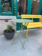2 bistrotafeltjes Cactus FERMOB, Ophalen, Zo goed als nieuw, Rond